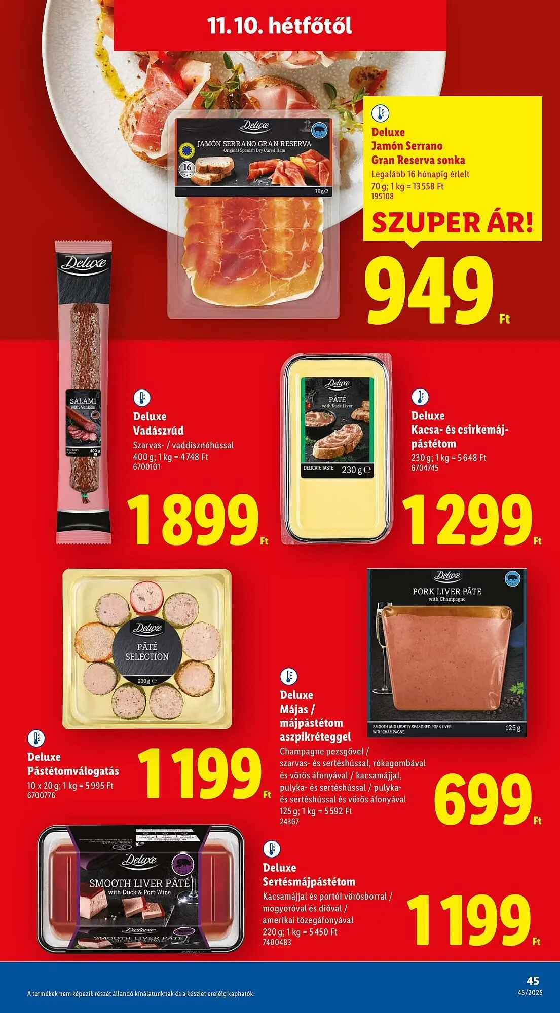 Katalógus Lidl akciós újság november 6.-tól november 12.-ig 2025. - Oldal 45