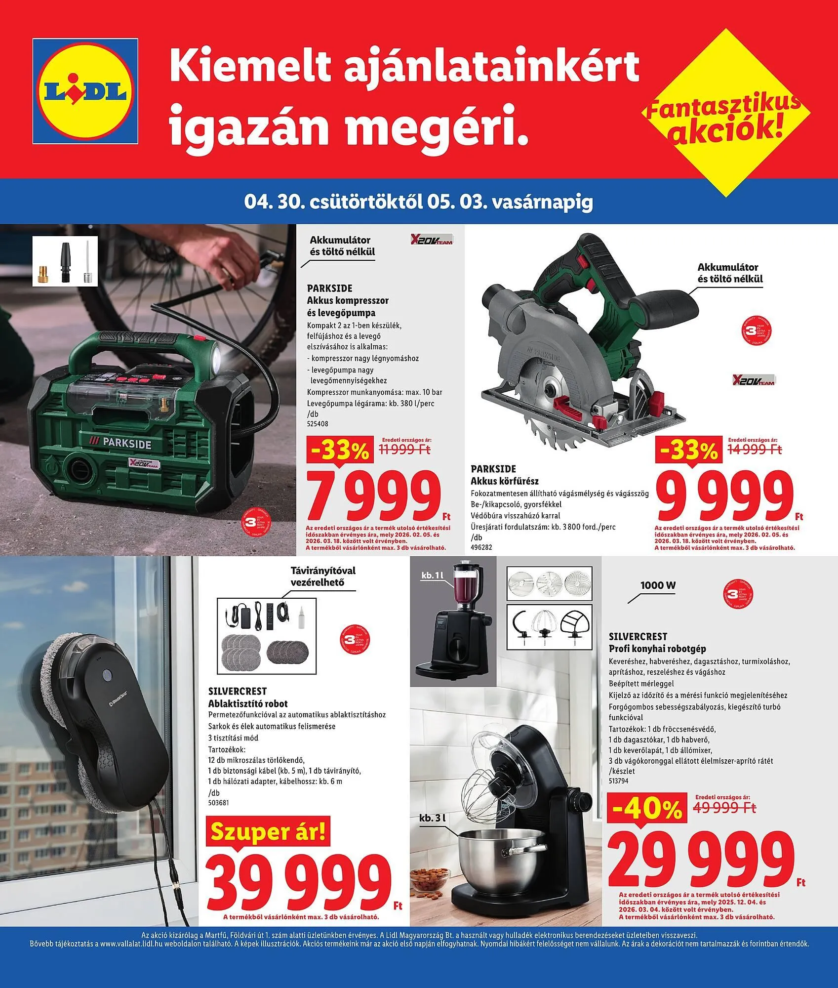 Katalógus Lidl akciós újság április 30.-tól május 3.-ig 2026. - Oldal 4