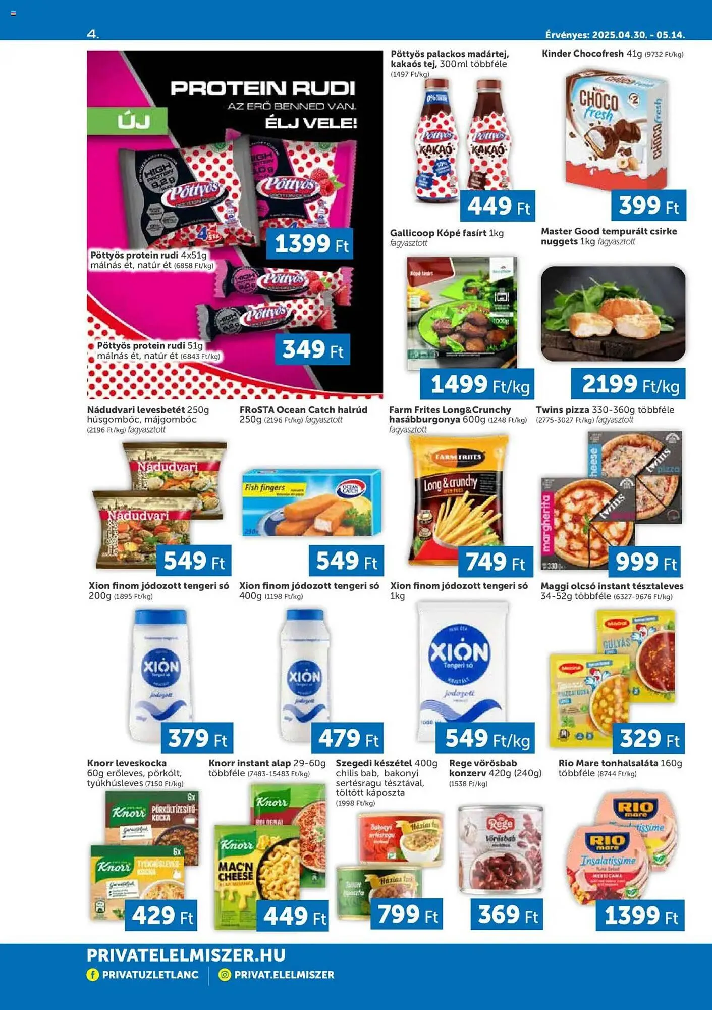 Katalógus PRIVÁT akciós újság április 30.-tól május 14.-ig 2025. - Oldal 4