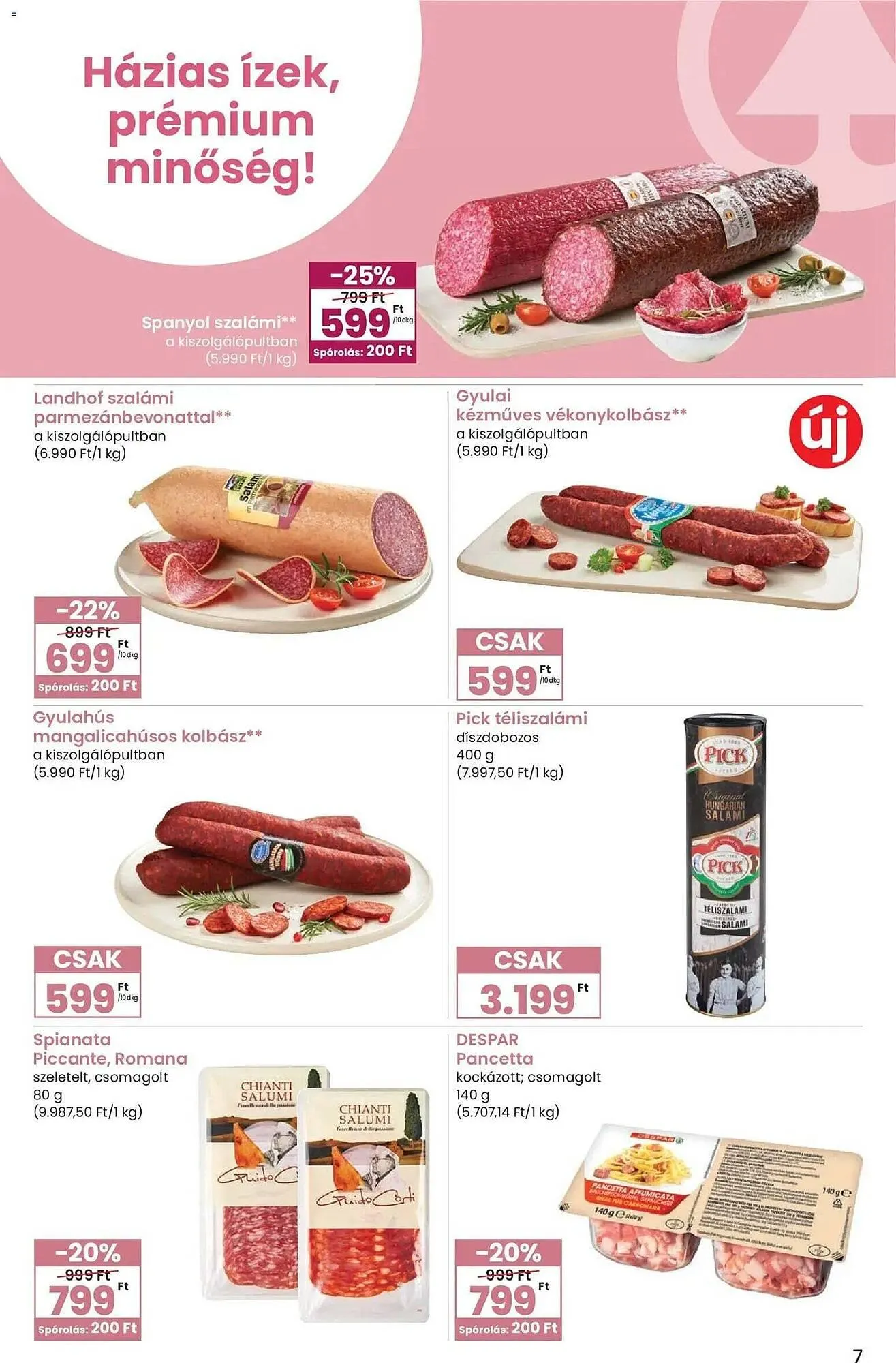 Katalógus Interspar akciós újság március 9.-tól április 8.-ig 2026. - Oldal 7