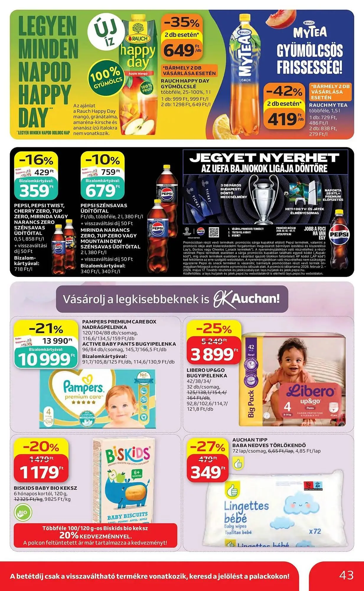 Katalógus Auchan akciós újság május 7.-tól május 13.-ig 2026. - Oldal 43