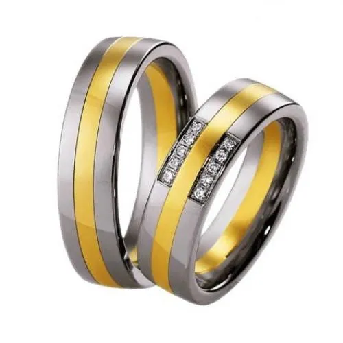 Többszínű arany karikagyűrű