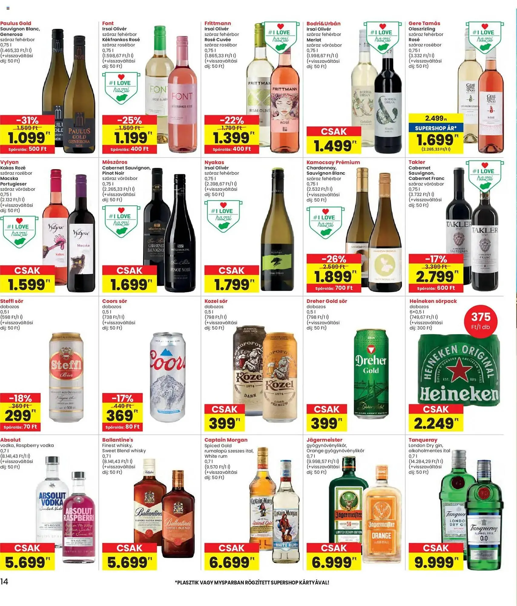 Katalógus Interspar akciós újság január 22.-tól január 28.-ig 2026. - Oldal 14