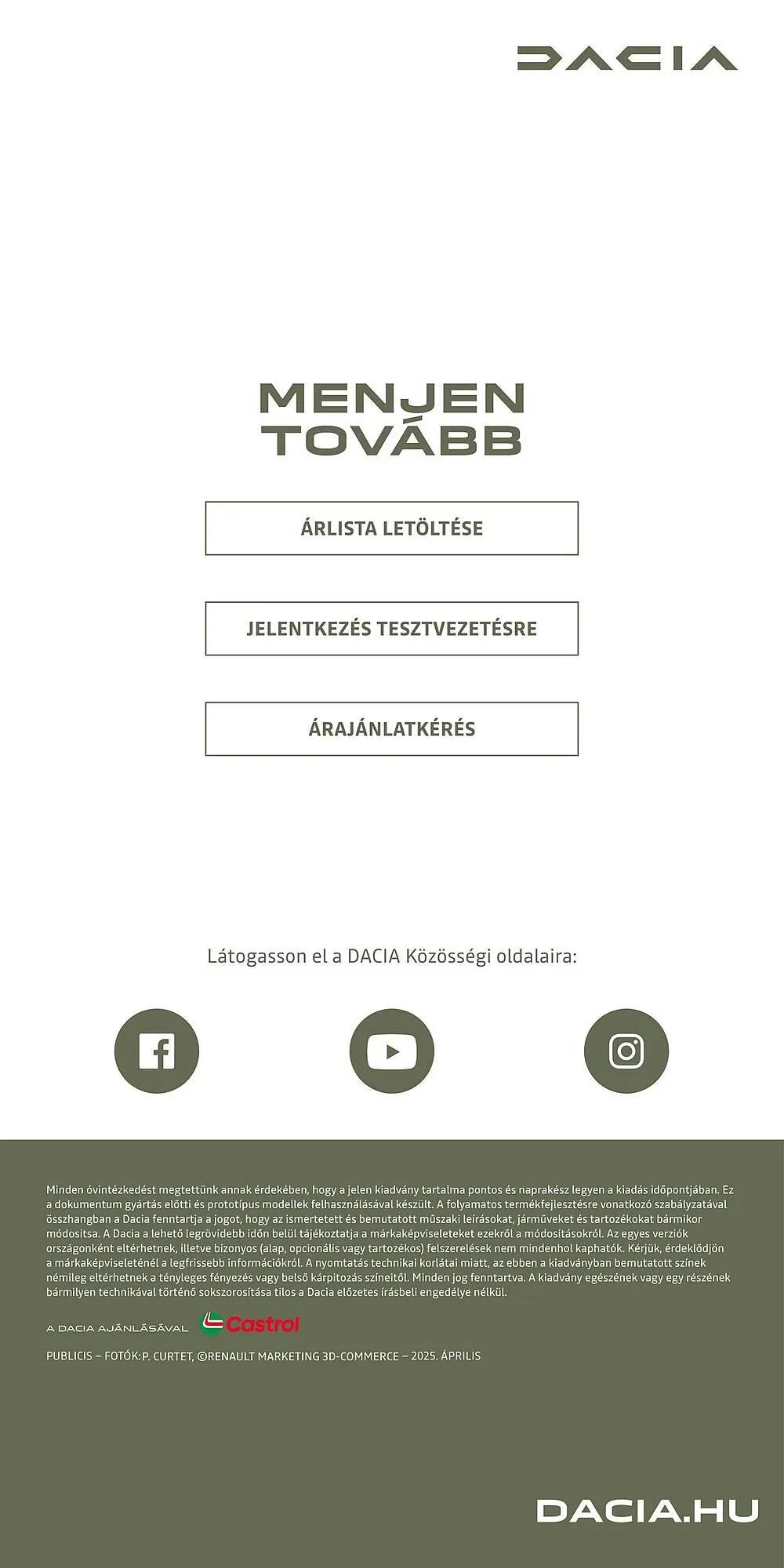 Katalógus Dacia akciós újság február 23.-tól december 31.-ig 2026. - Oldal 11