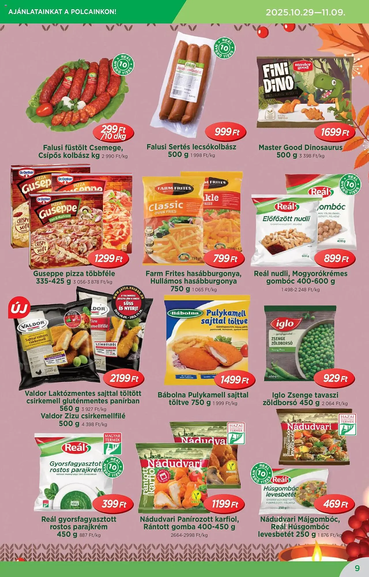 Katalógus Real akciós újság október 29.-tól november 9.-ig 2025. - Oldal 9