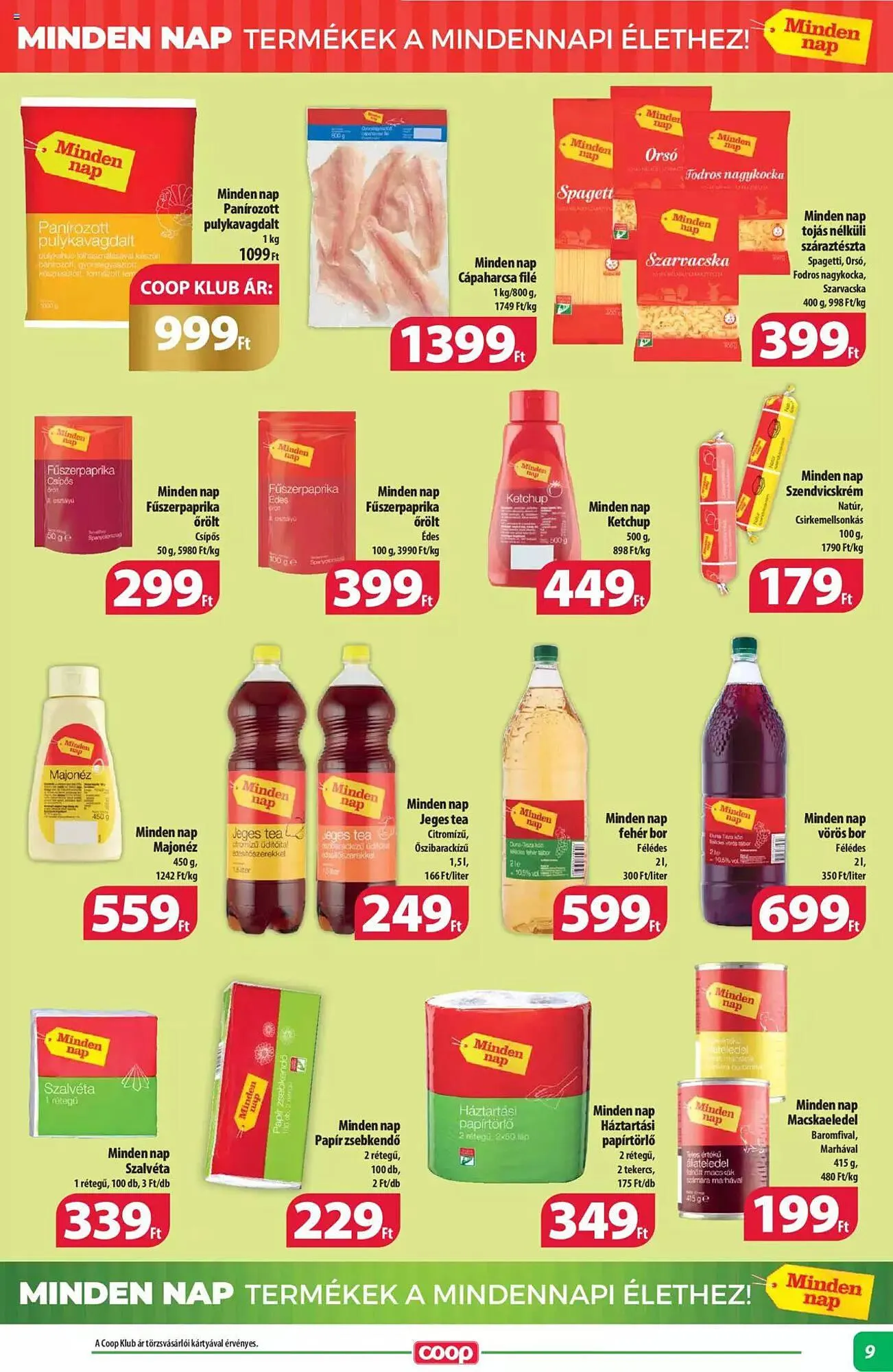 Katalógus Coop akciós újság szeptember 21.-tól október 4.-ig 2023. - Oldal 9