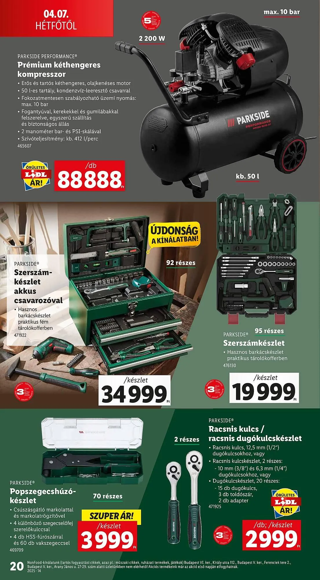 Katalógus Lidl akciós újság április 3.-tól április 9.-ig 2025. - Oldal 20