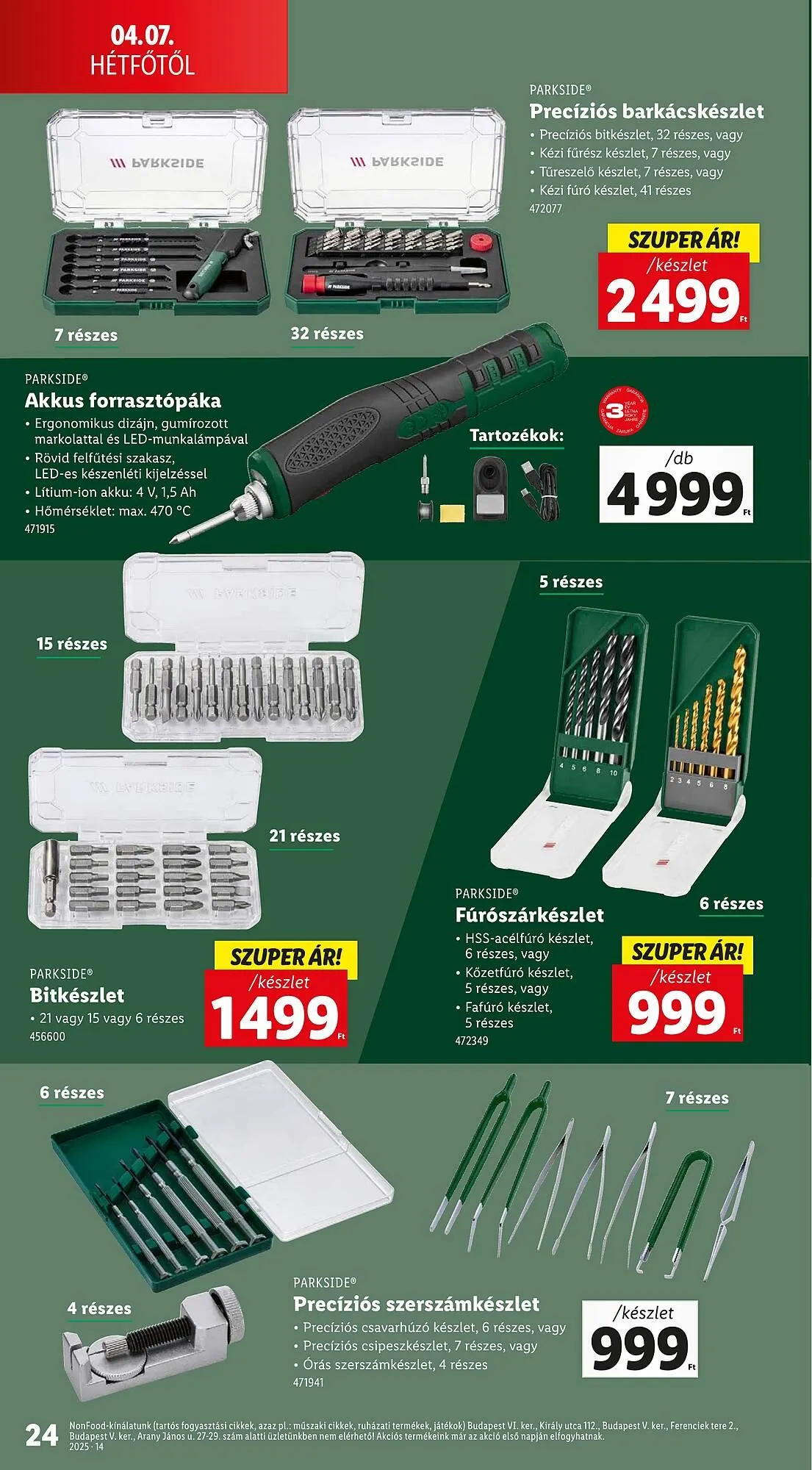 Katalógus Lidl akciós újság április 3.-tól április 9.-ig 2025. - Oldal 24