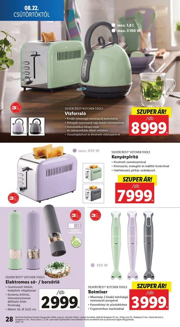Katalógus Akciós újság – 34. hét augusztus 22.-tól augusztus 28.-ig 2024. - Oldal 28