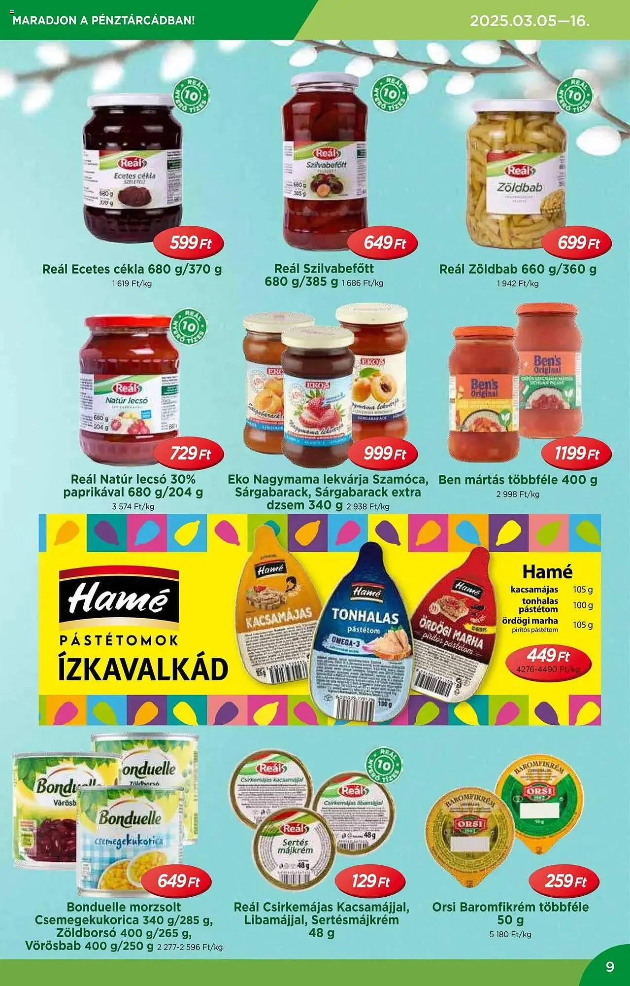 Katalógus Real akciós újság március 5.-tól március 16.-ig 2025. - Oldal 9