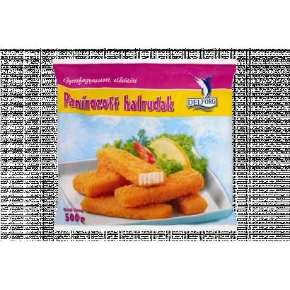 Quick-Frozen, Pre-Fried Breaded Fish Fingers 500 g