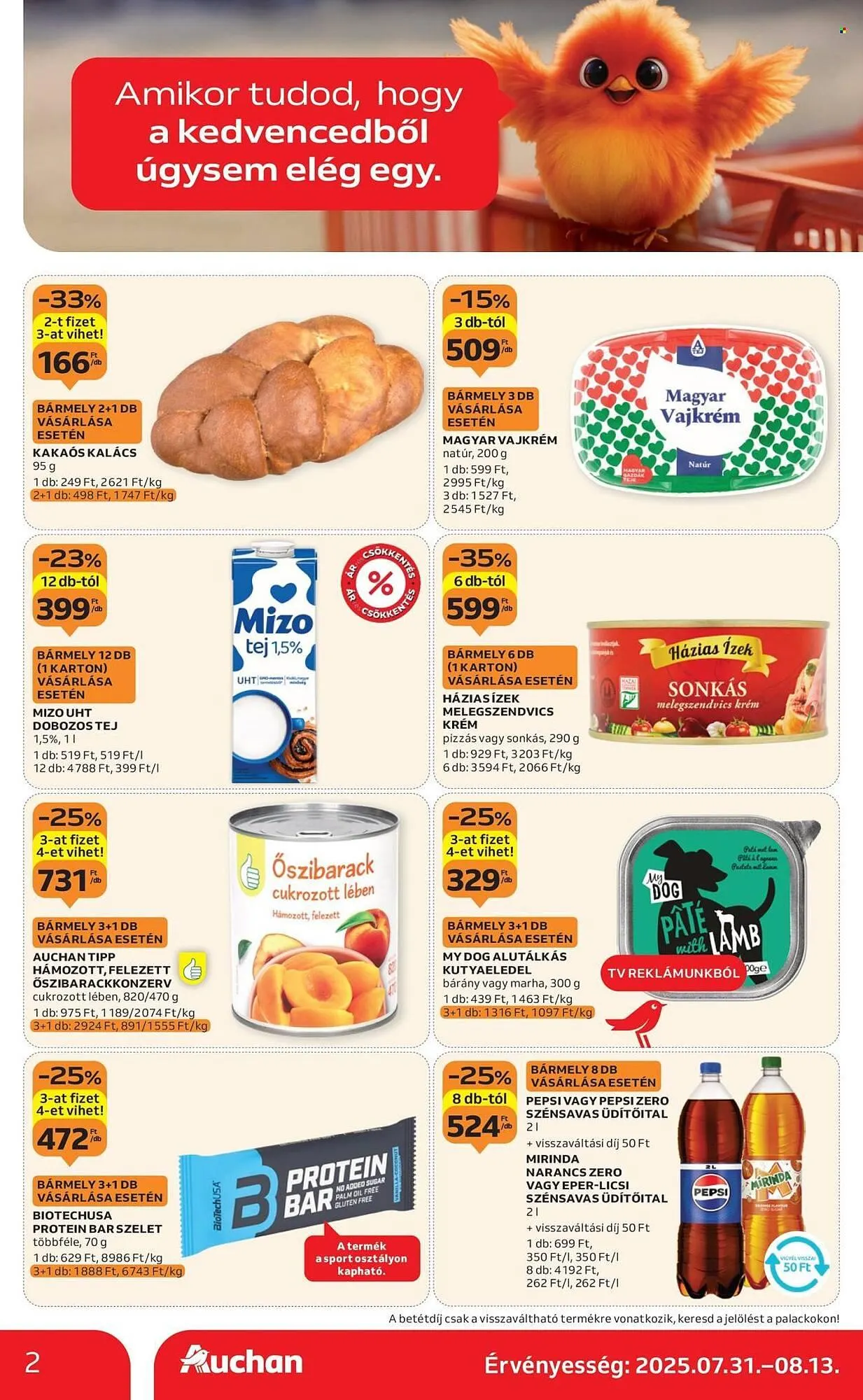 Katalógus Auchan akciós újság július 31.-tól augusztus 6.-ig 2025. - Oldal 2
