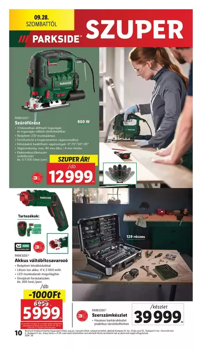 Katalógus Nonfood kínálatunk - 39. hét szeptember 26.-tól október 2.-ig 2024. - Oldal 10