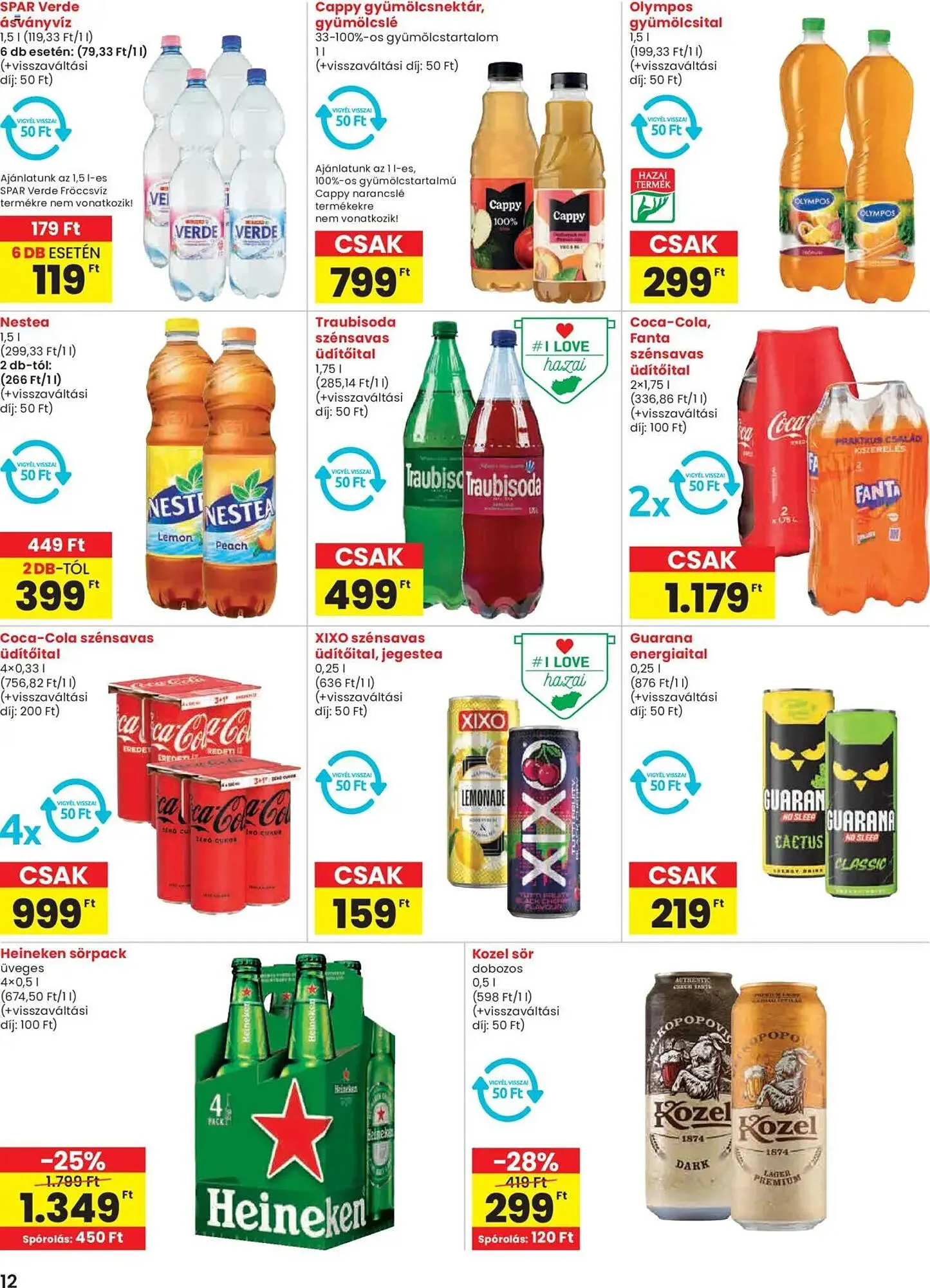 Katalógus Spar akciós újság július 31.-tól augusztus 6.-ig 2025. - Oldal 12