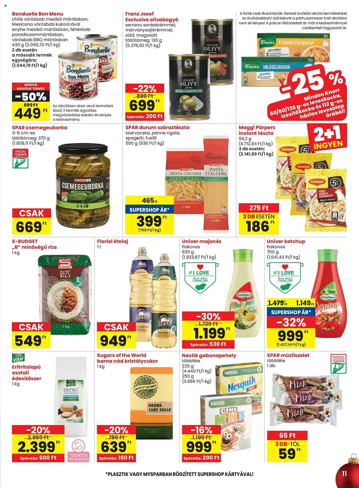 Katalógus Spar akciós újság december 4.-tól december 10.-ig 2025. - Oldal 11