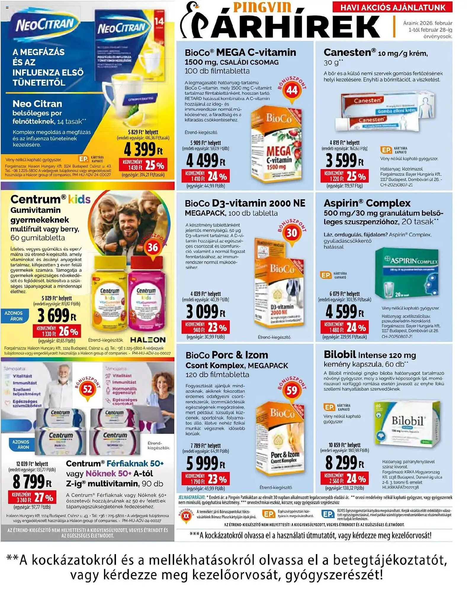 Katalógus Pingvin Patika akciós újság február 1.-tól február 28.-ig 2026. - Oldal 12