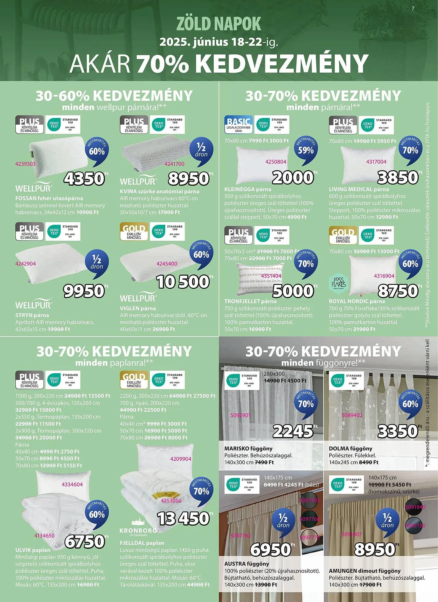 Katalógus JYSK akciós újság június 18.-tól július 29.-ig 2025. - Oldal 7