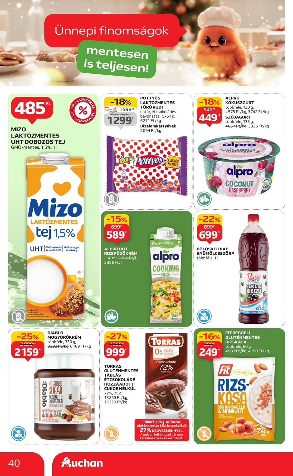 Katalógus Auchan akciós újság december 4.-tól december 10.-ig 2025. - Oldal 40