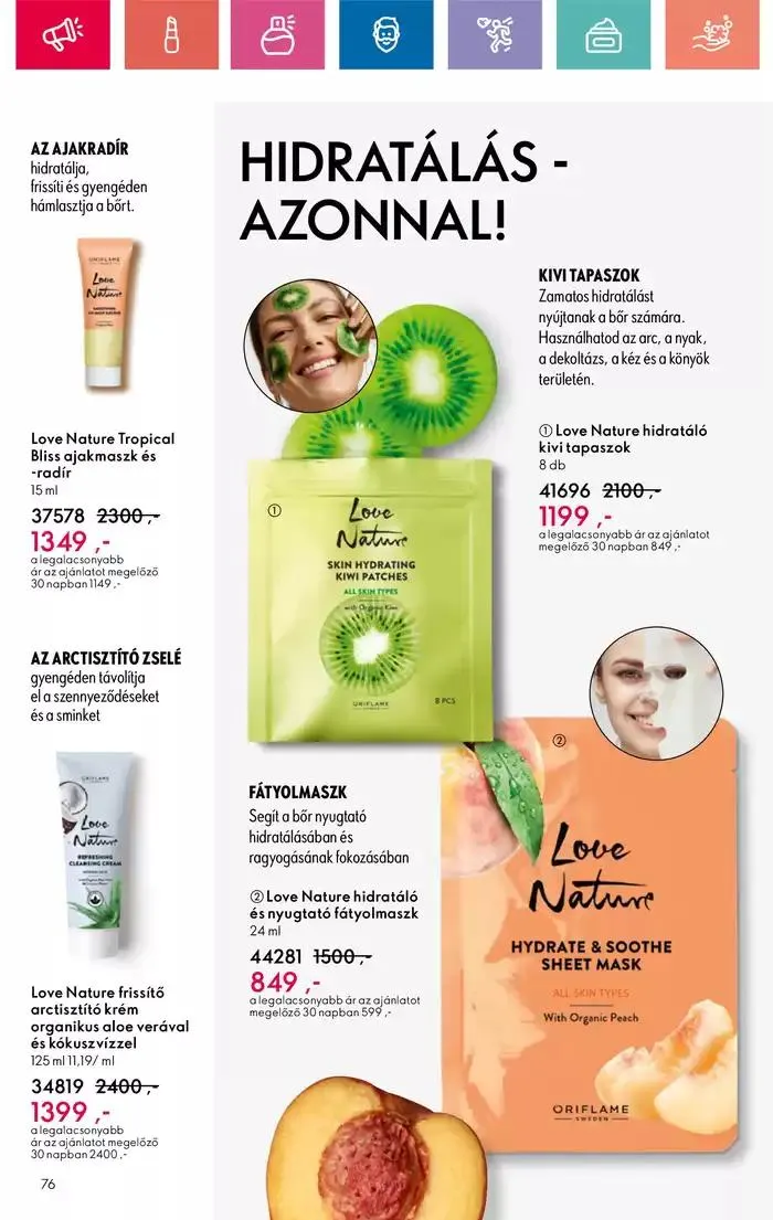 Katalógus ORIFLAME akciós október 20.-tól november 3.-ig 2024. - Oldal 76