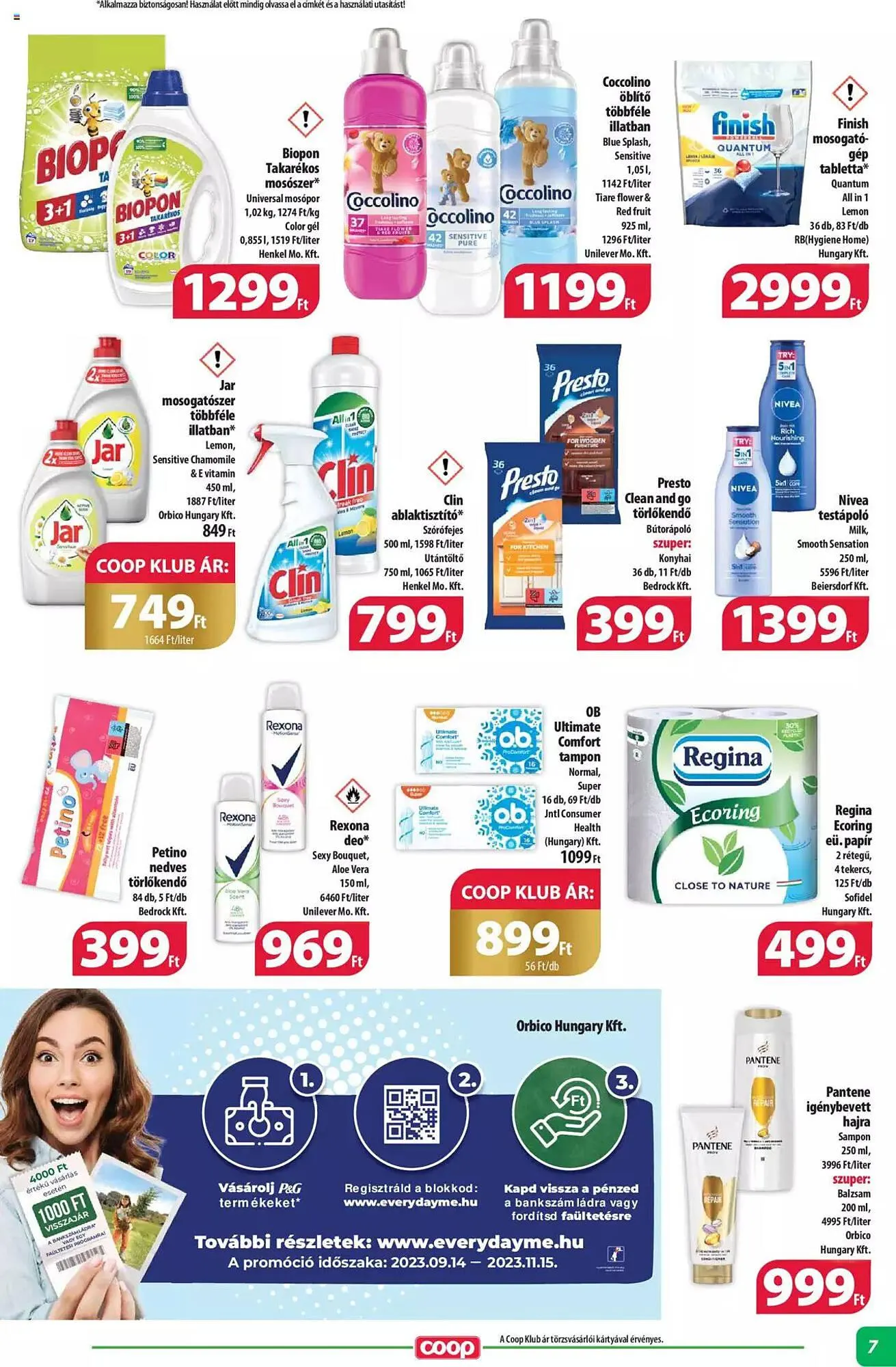 Katalógus Coop akciós újság szeptember 21.-tól október 4.-ig 2023. - Oldal 7