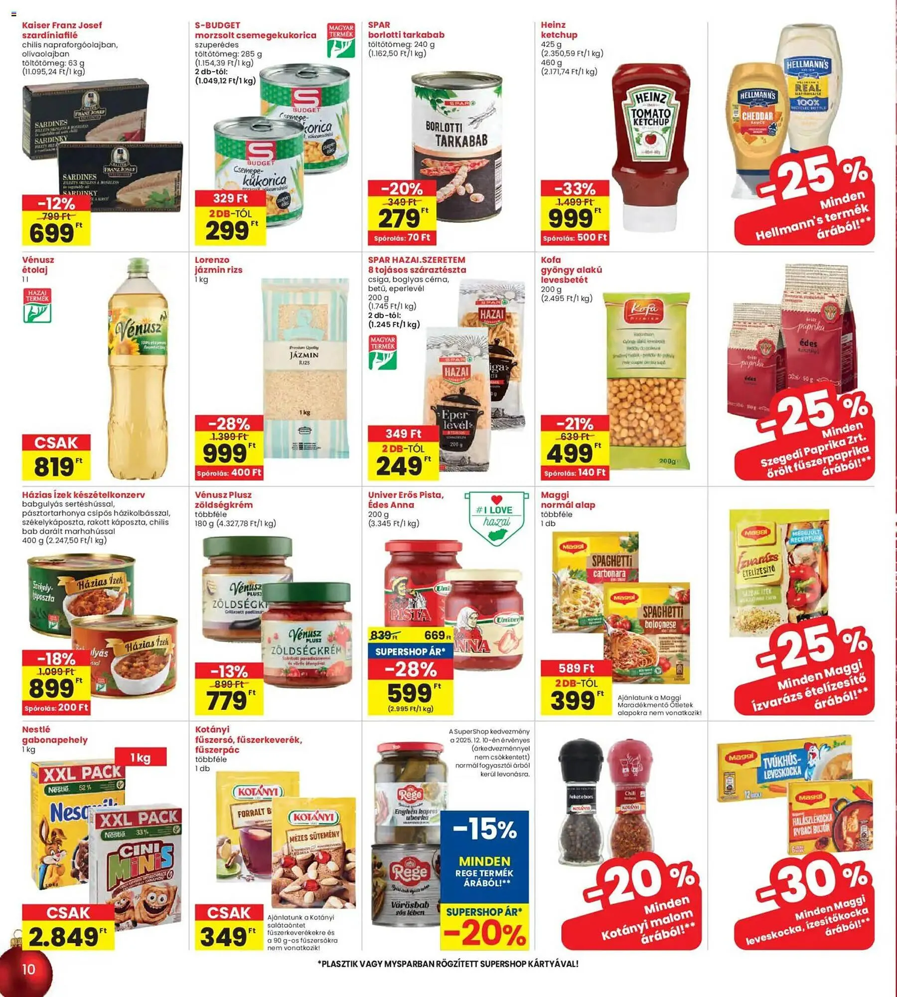 Katalógus Interspar akciós újság december 11.-tól december 17.-ig 2025. - Oldal 10