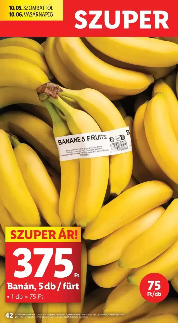 Katalógus Akciós újság – 40. hét október 3.-tól október 9.-ig 2024. - Oldal 42