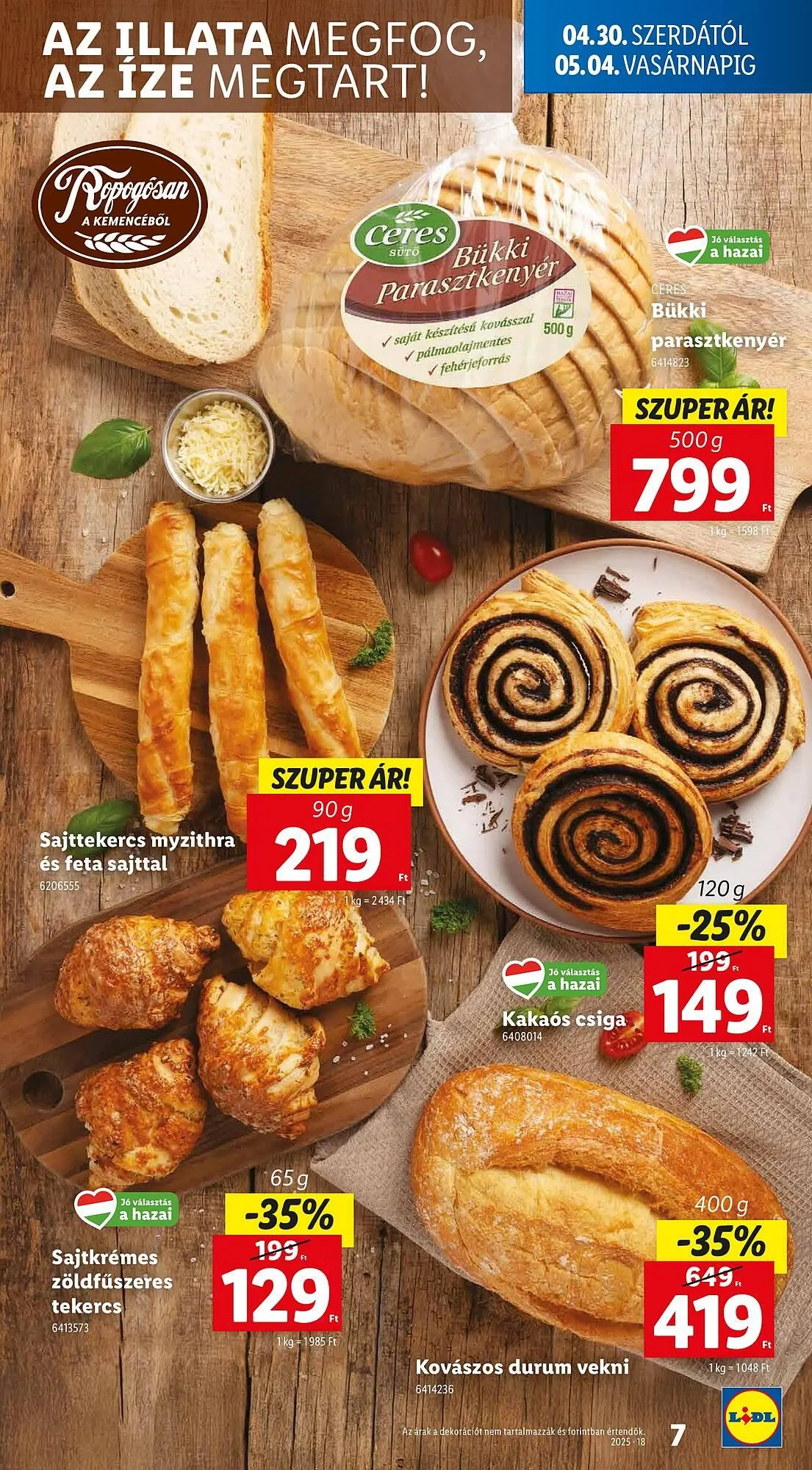 Katalógus Lidl akciós újság április 30.-tól május 4.-ig 2025. - Oldal 7