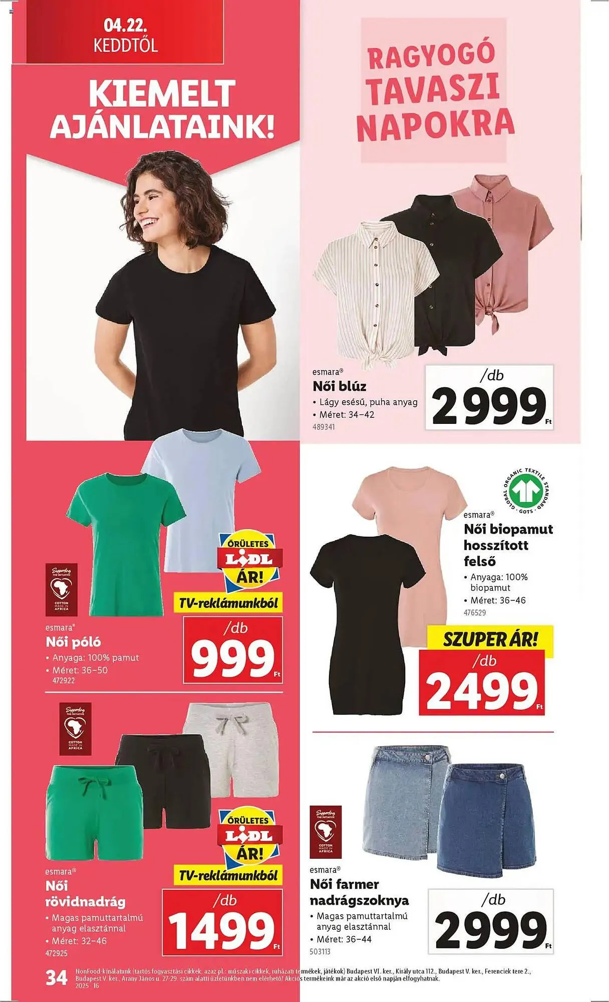 Katalógus Lidl akciós újság április 16.-tól április 22.-ig 2025. - Oldal 34