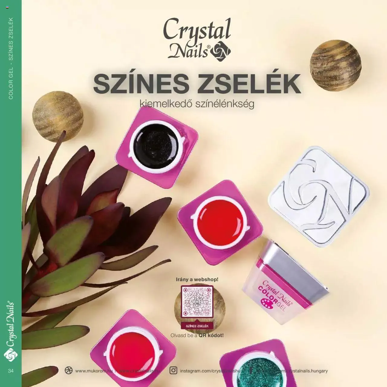 Katalógus Crystal Nails - Nagykatalógus 22/23 március 8.-tól december 31.-ig 2023. - Oldal 34