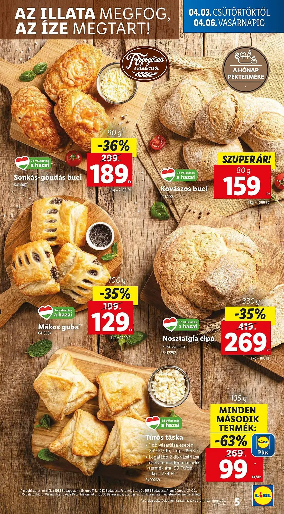 Katalógus Lidl akciós újság április 3.-tól április 9.-ig 2025. - Oldal 5