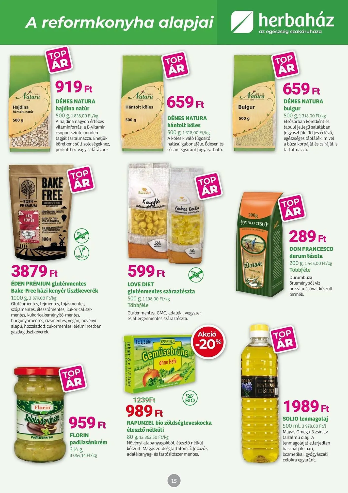 Katalógus Herbaház akciós újság december 1.-tól január 4.-ig 2026. - Oldal 15
