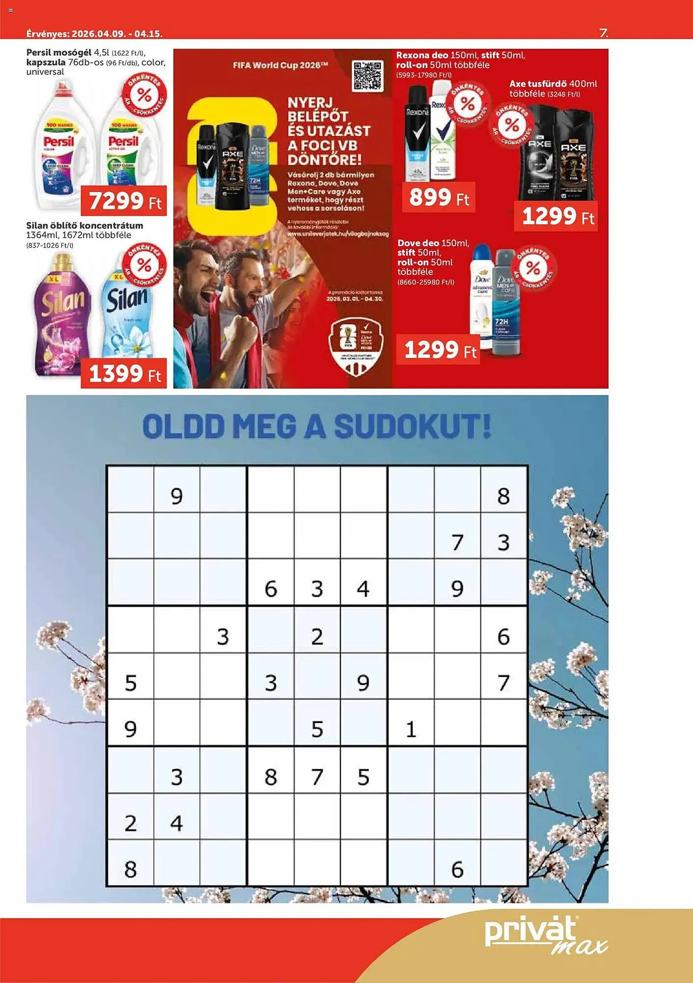 Katalógus PRIVÁT akciós újság április 9.-tól április 15.-ig 2026. - Oldal 7