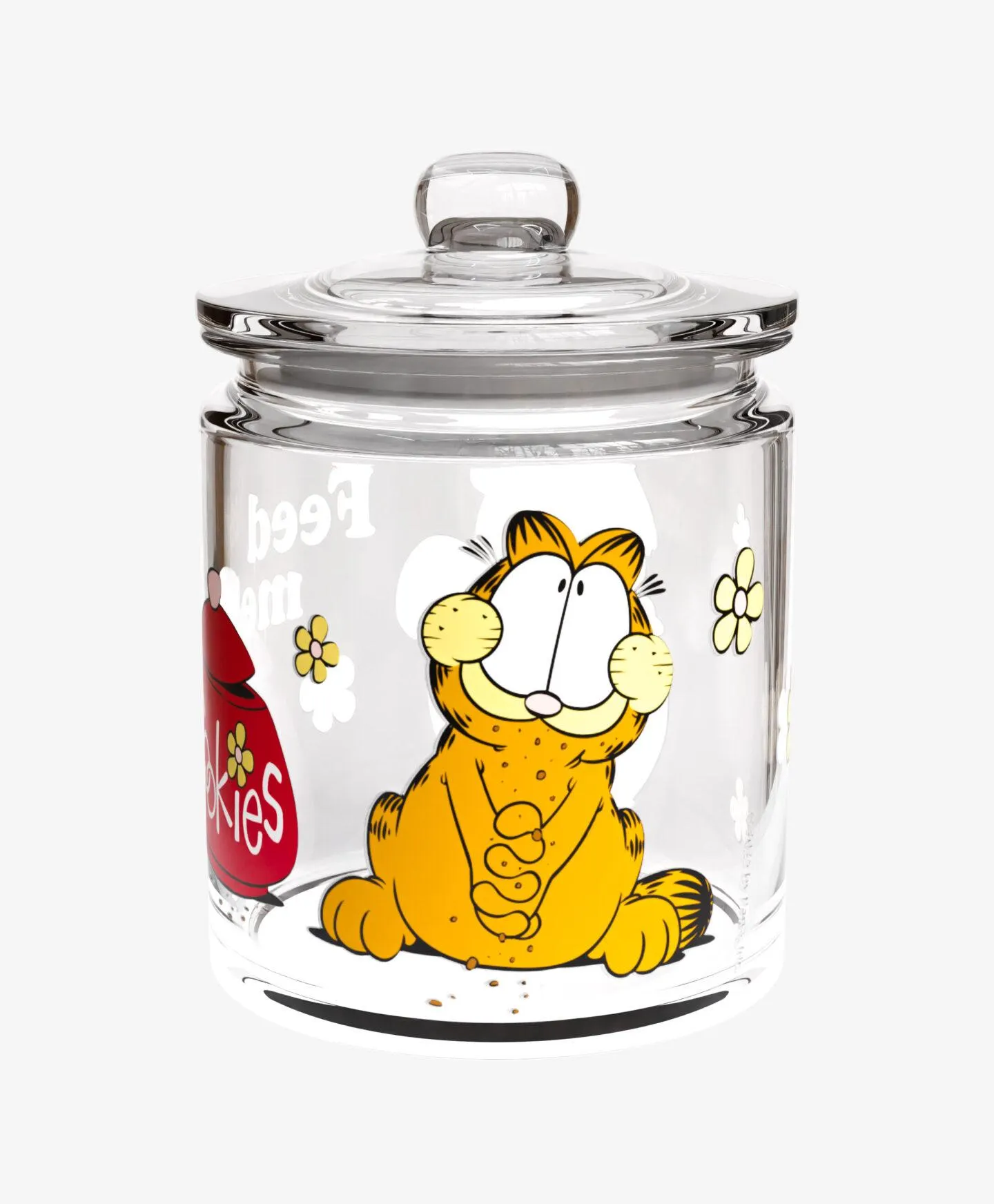 üvegtároló Garfield mintával