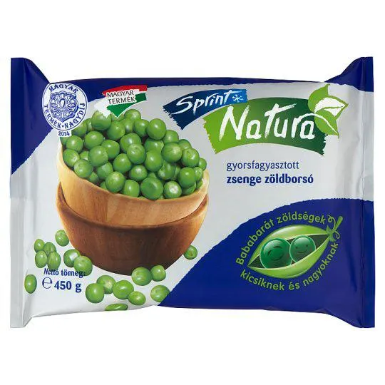 Sprint Natura gyorsfagyasztott zsenge zöldborsó 450 g