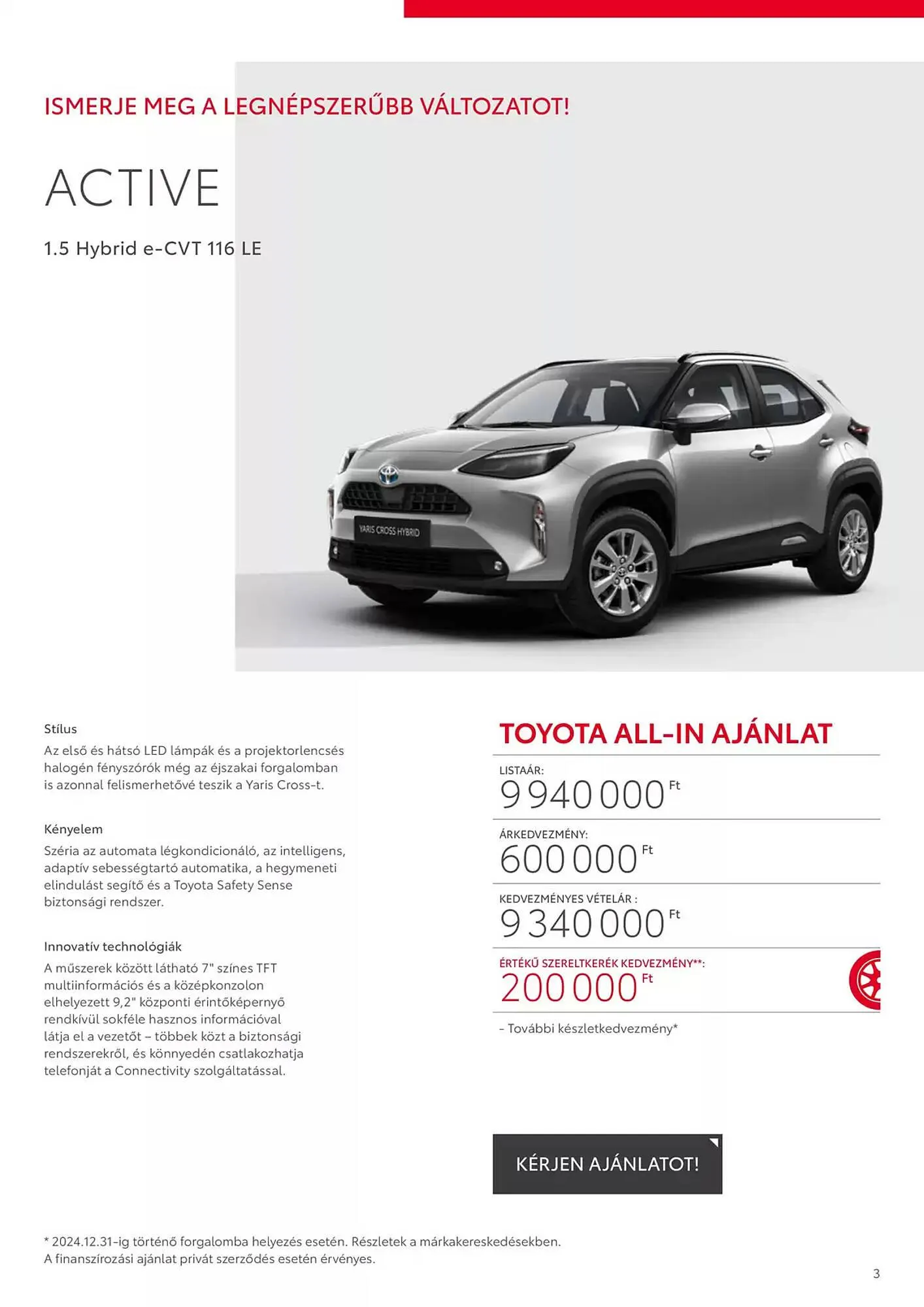 Katalógus Toyota akciós újság december 17.-tól december 17.-ig 2025. - Oldal 3