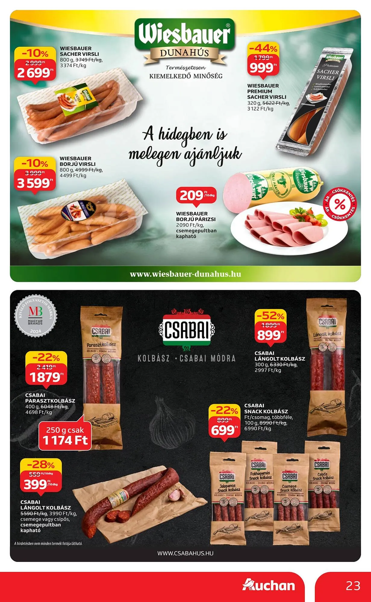 Katalógus Auchan akciós újság december 4.-tól december 10.-ig 2025. - Oldal 23