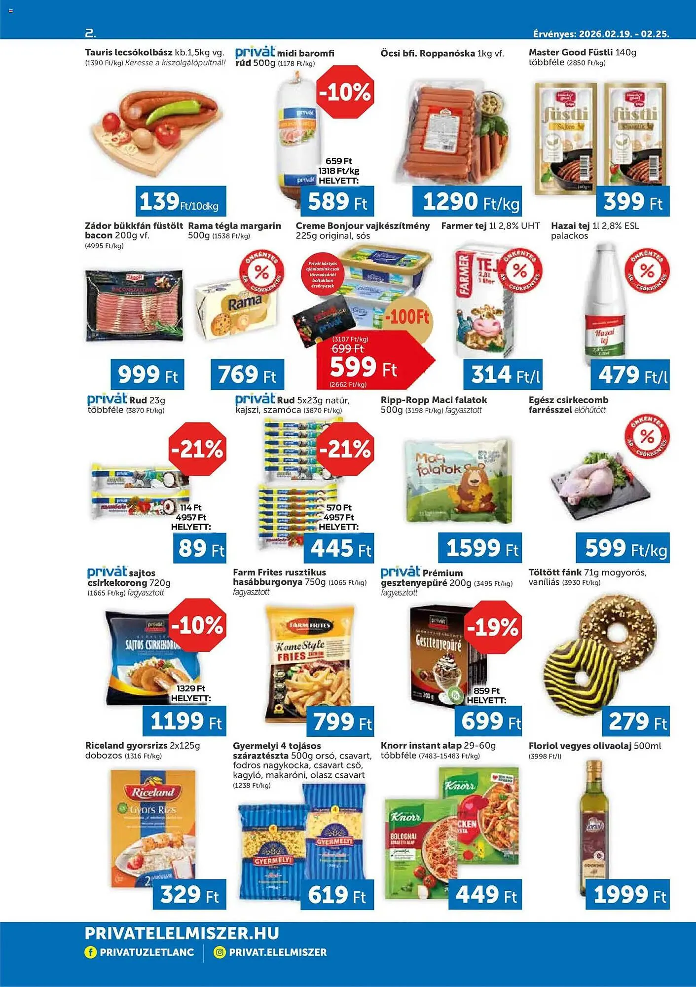 Katalógus PRIVÁT akciós újság február 19.-tól február 25.-ig 2026. - Oldal 2