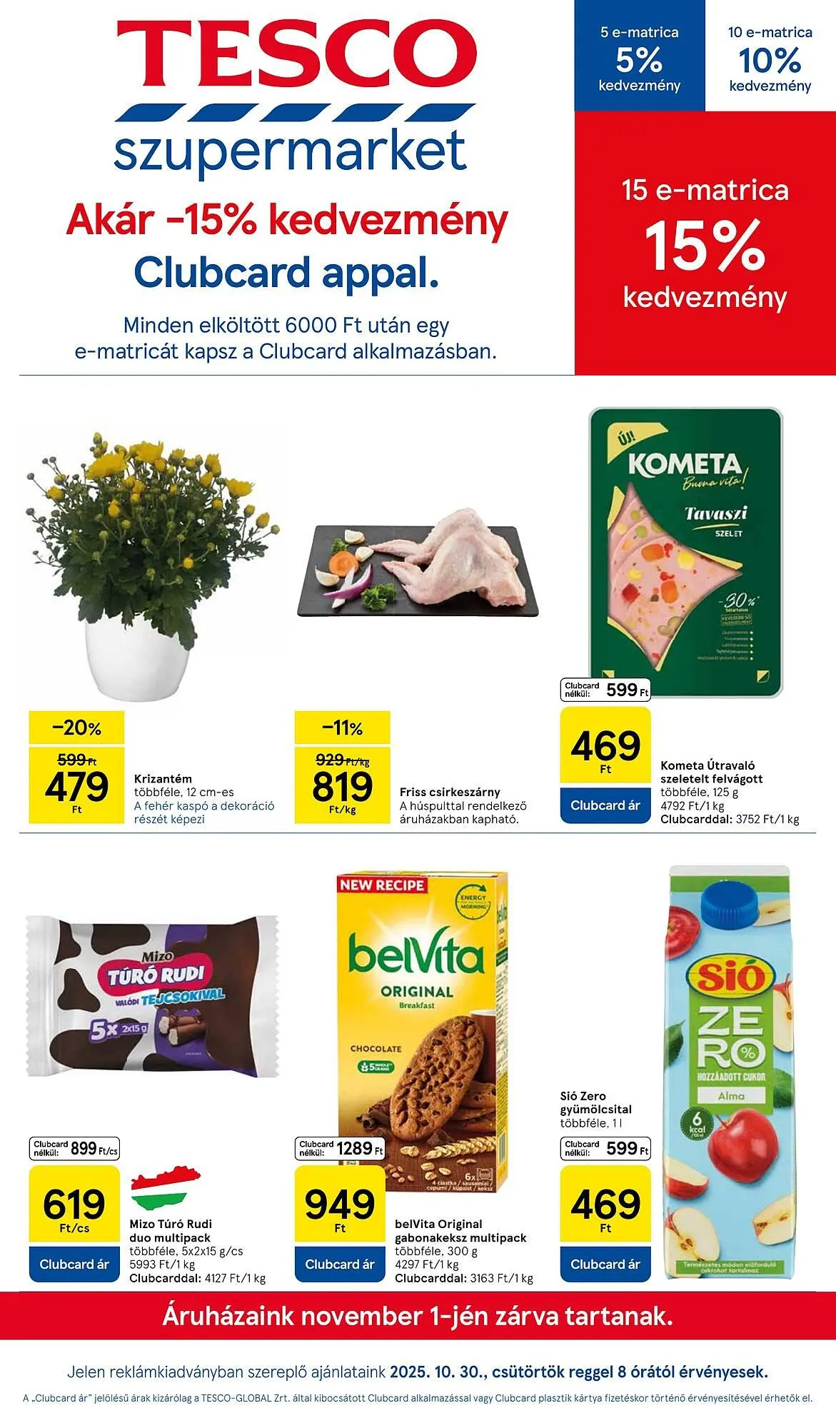 Tesco akciós újság - 1