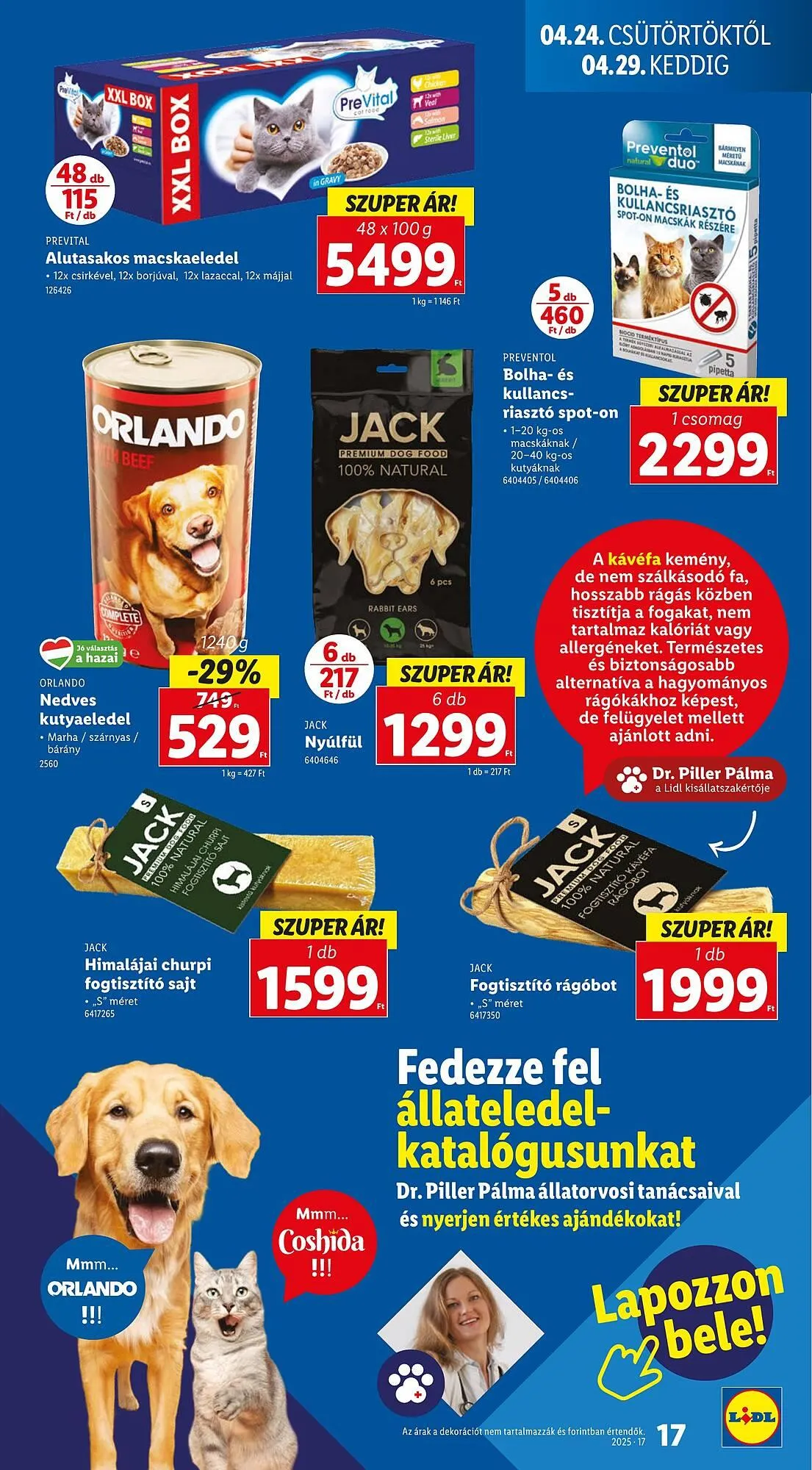 Katalógus Lidl akciós újság április 24.-tól április 29.-ig 2025. - Oldal 17