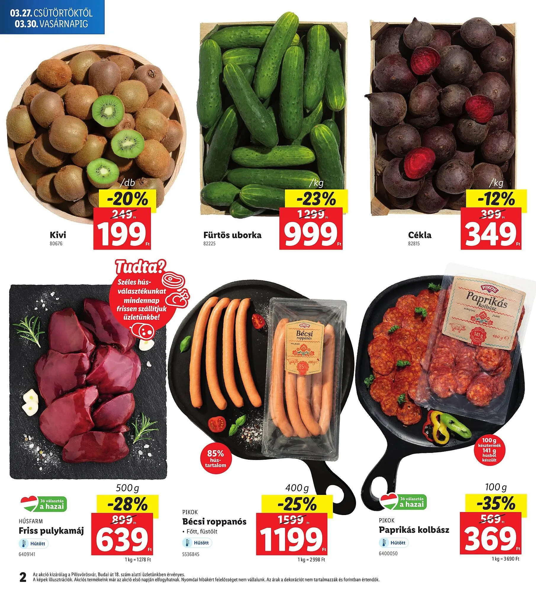 Katalógus Lidl akciós újság március 27.-tól március 30.-ig 2025. - Oldal 2