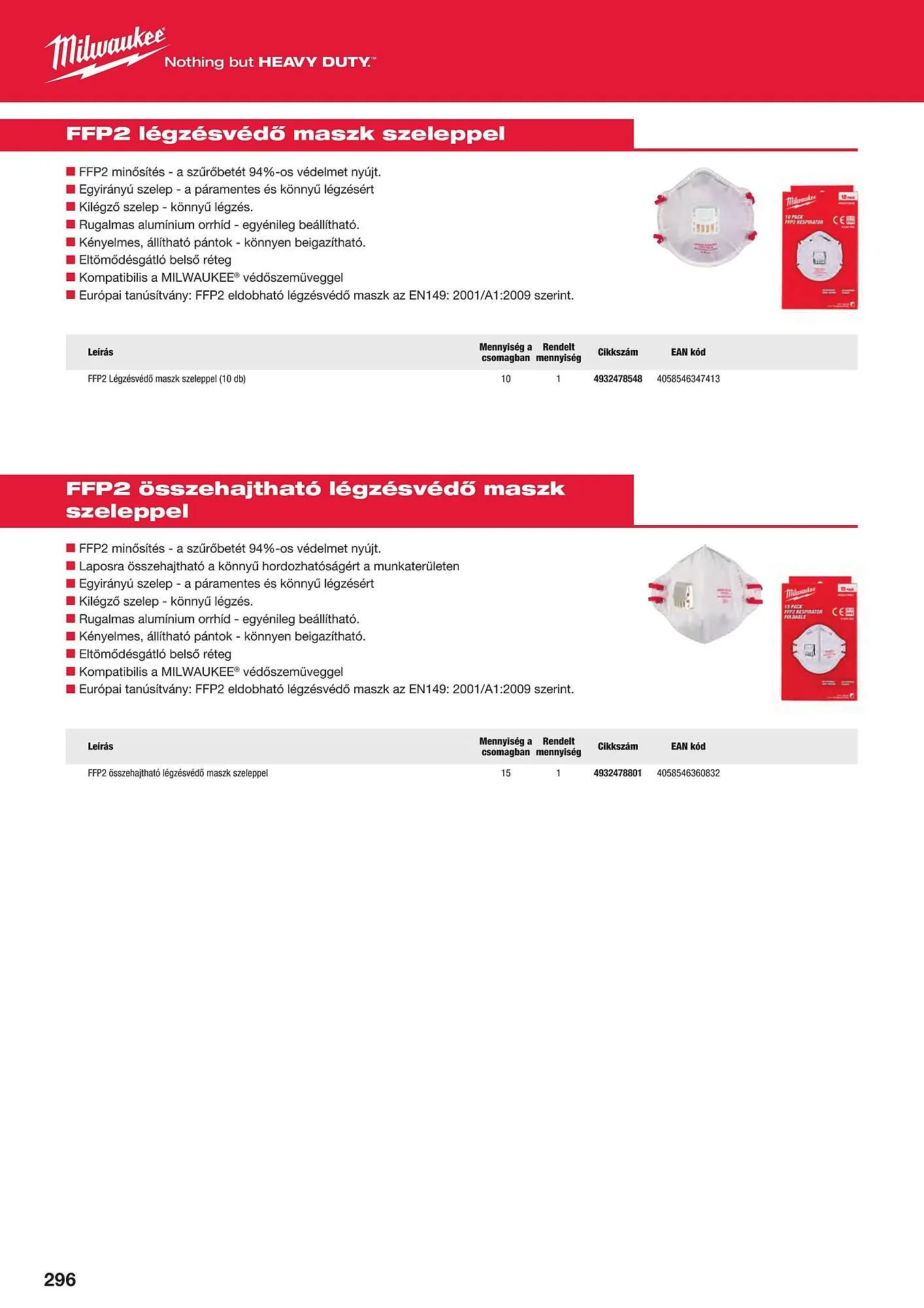 Katalógus Milwaukeetool akciós újság augusztus 14.-tól december 31.-ig 2024. - Oldal 296