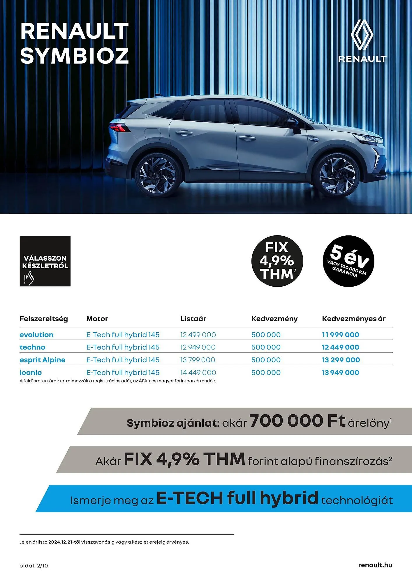 Katalógus Renault akciós újság január 6.-tól június 30.-ig 2025. - Oldal 2