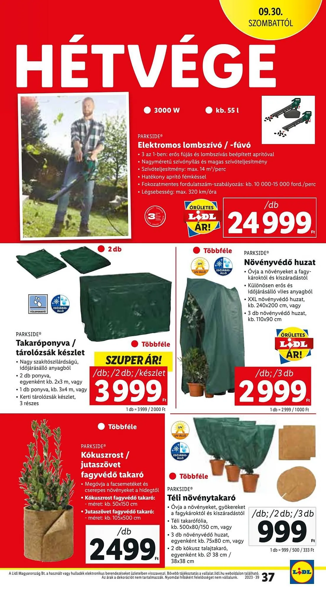 Katalógus Lidl akciós újság szeptember 28.-tól október 4.-ig 2023. - Oldal 37