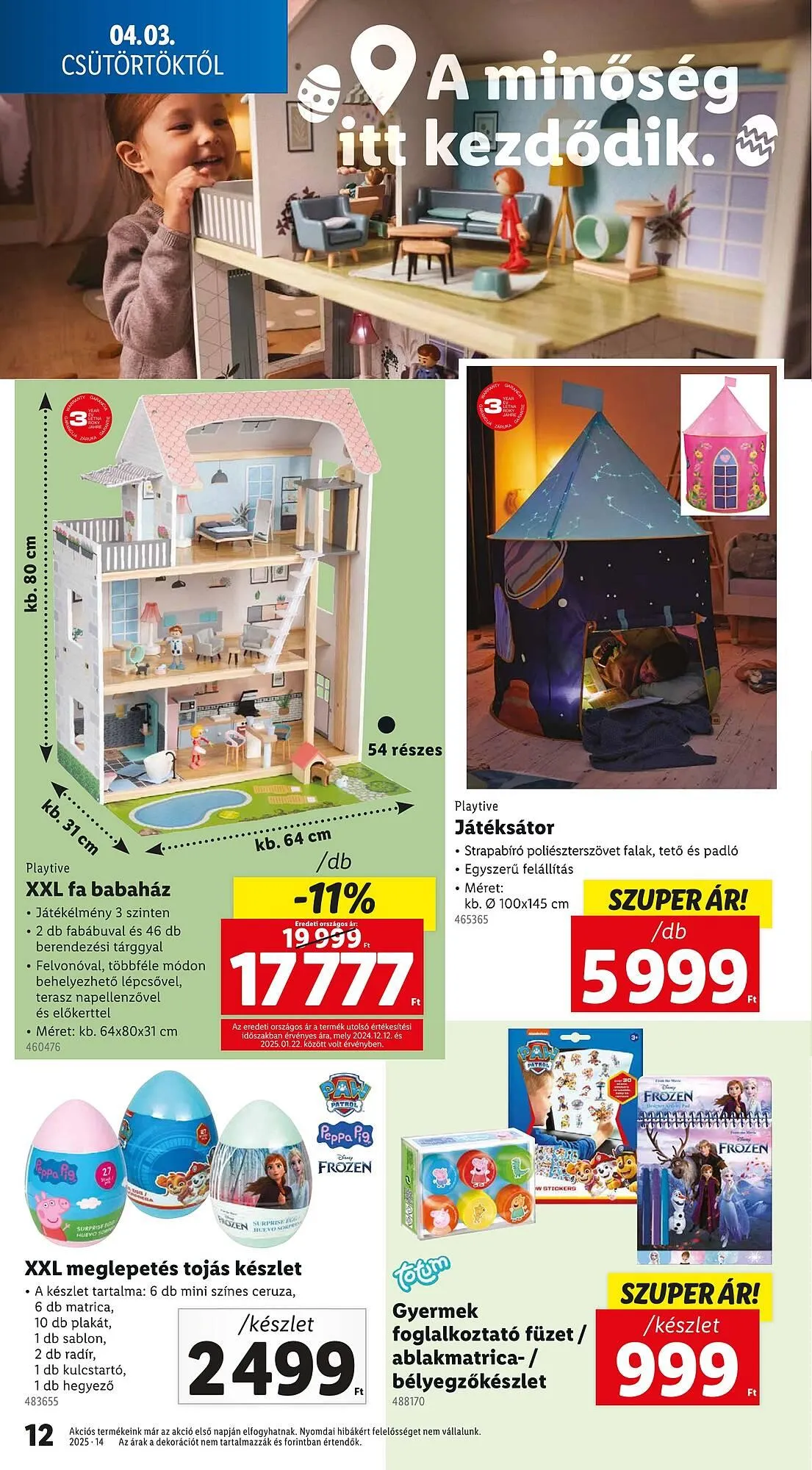 Katalógus Lidl akciós újság április 3.-tól április 9.-ig 2025. - Oldal 12