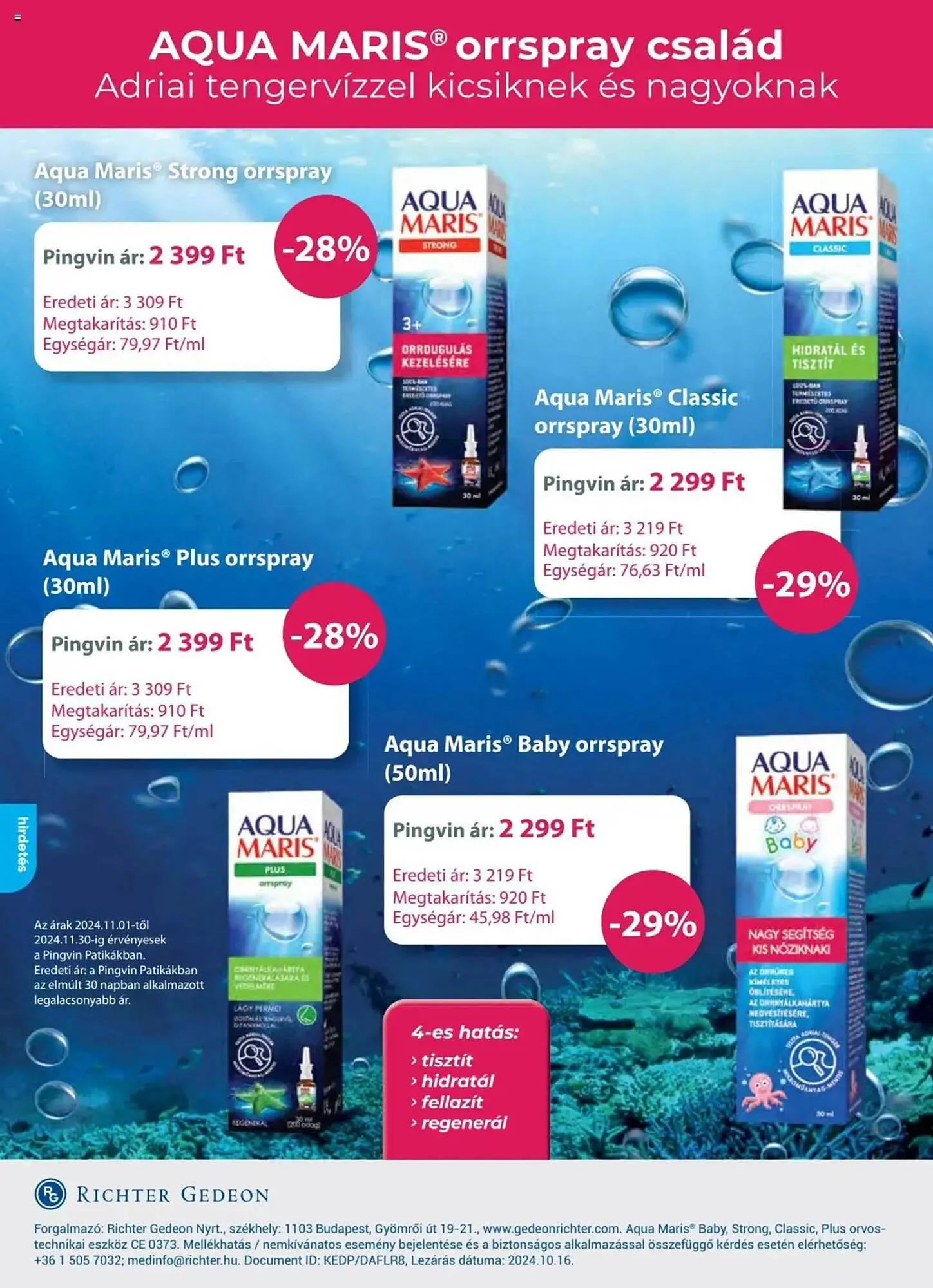 Katalógus Pingvin Patika akciós újság november 1.-tól november 30.-ig 2024. - Oldal 4