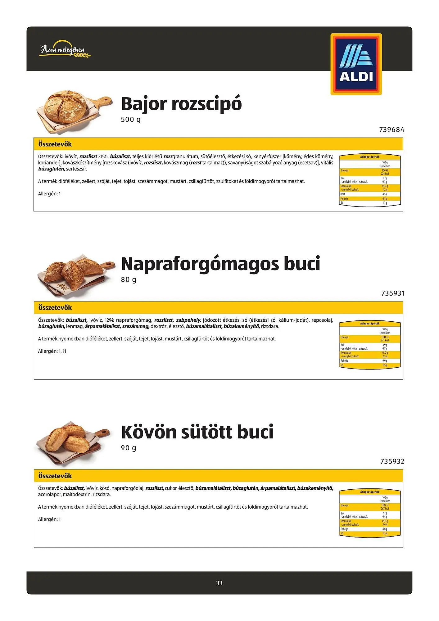 Katalógus ALDI akciós újság május 31.-tól július 4.-ig 2025. - Oldal 33