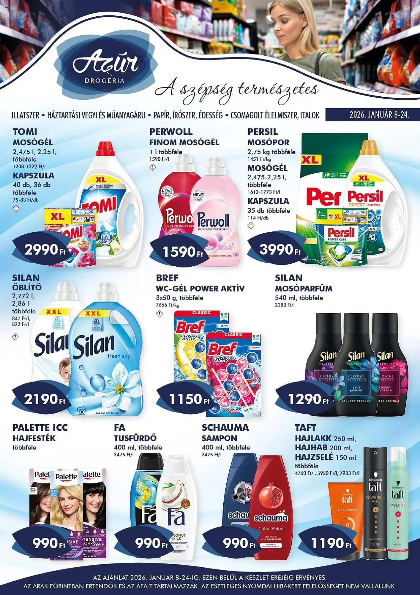 Katalógus Azúr akciós újság január 8.-tól január 24.-ig 2026. - Oldal 1