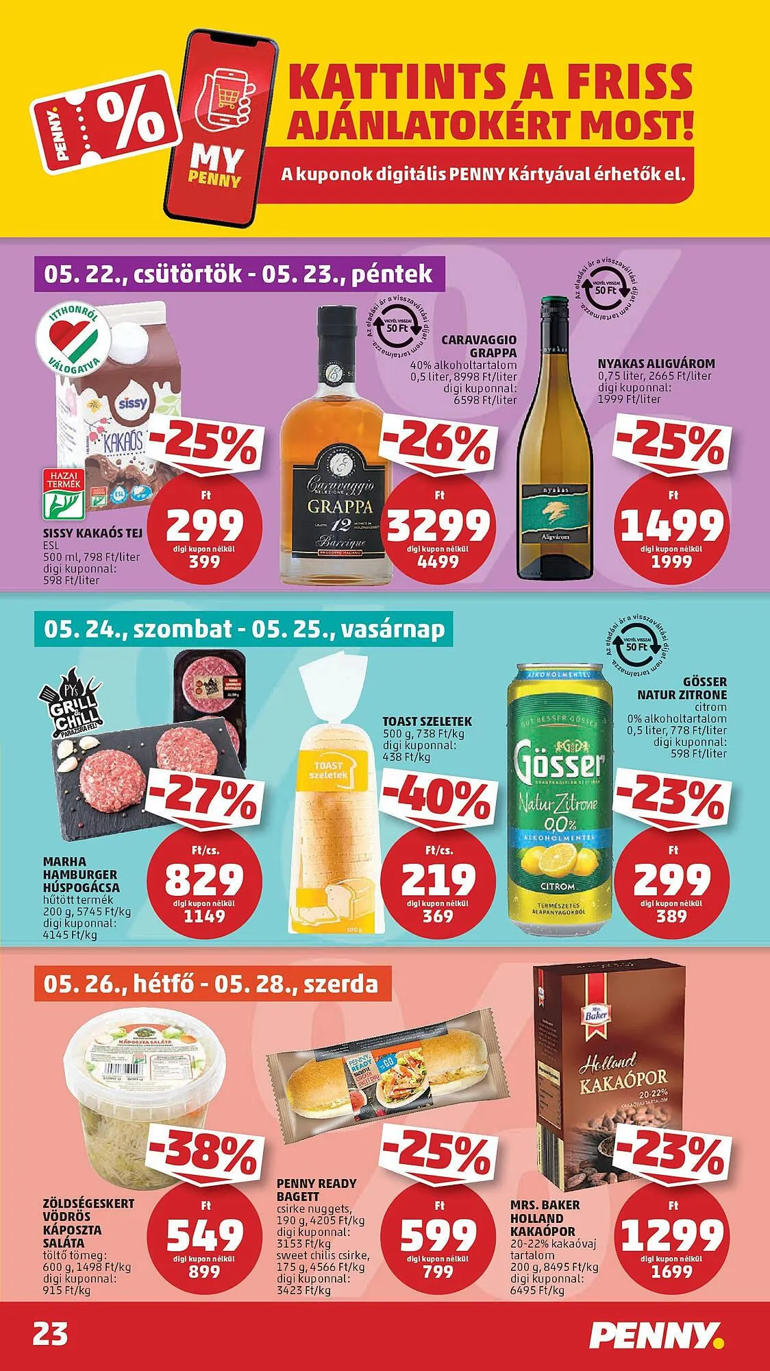 Katalógus PENNY akciós újság május 22.-tól május 28.-ig 2025. - Oldal 23