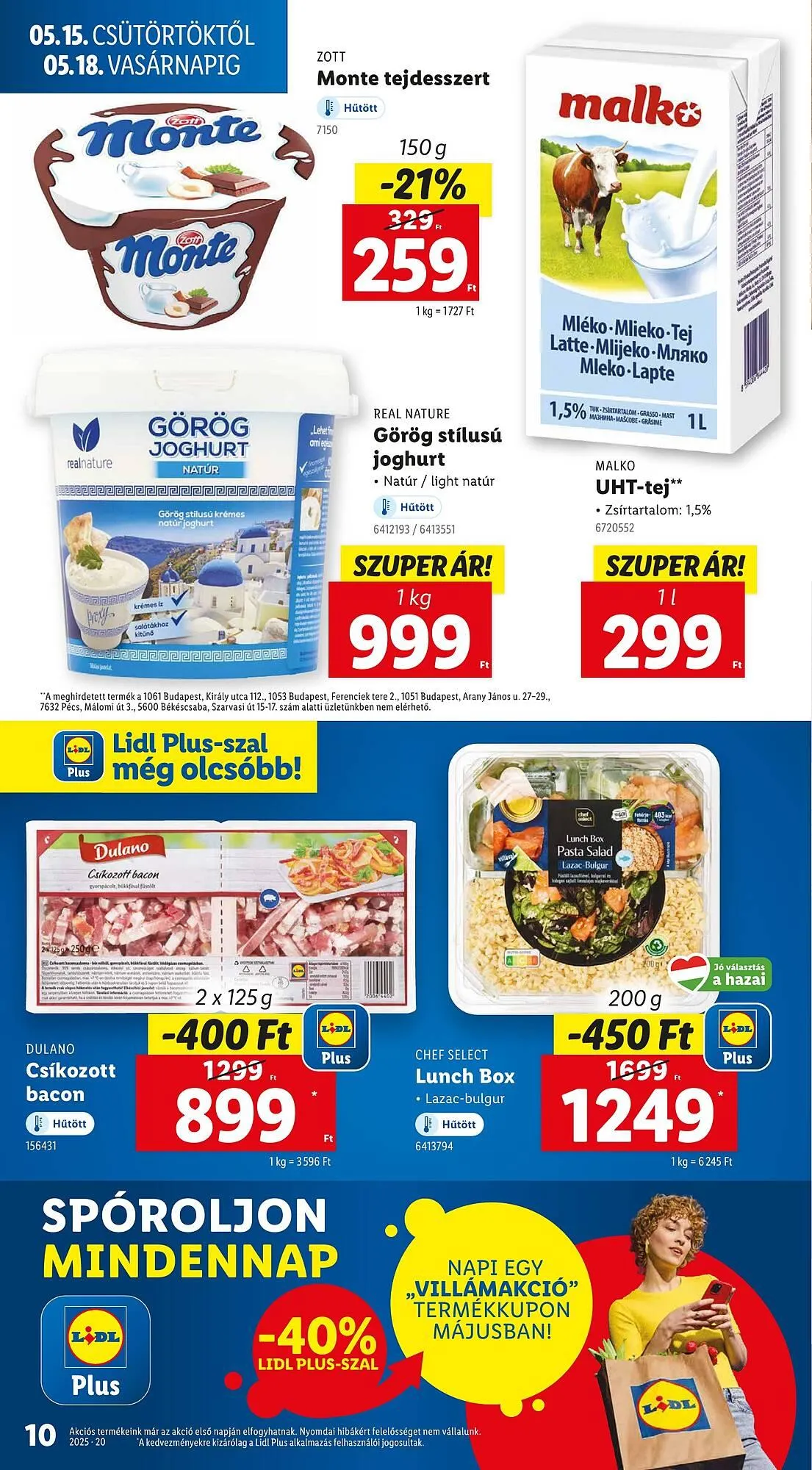 Katalógus Lidl akciós újság május 15.-tól május 21.-ig 2025. - Oldal 10