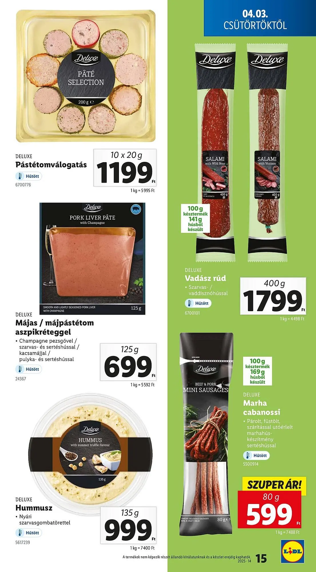 Katalógus Lidl akciós újság április 3.-tól április 9.-ig 2025. - Oldal 15
